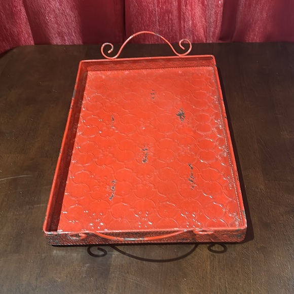 Red Metal Display Tray/Riser - Picture 8 of 8